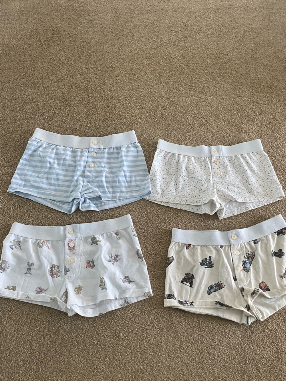 Brandy Melville Boxer Shorts set of 4